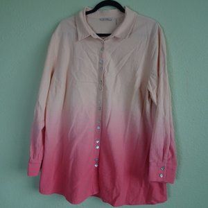 EUC Soft Surroundings Ombre Blouse
